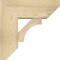 Ekena Millwork Westlake Slat Rough Sawn Bracket w/ Offset Brace, Douglas Fir, 8"W x 20"D x 20"H BKT0806X20X20WTL06RDF - alternate 2